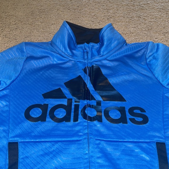 NWOT Kids Adidas jacket in electric blue! - Picture 2 of 3